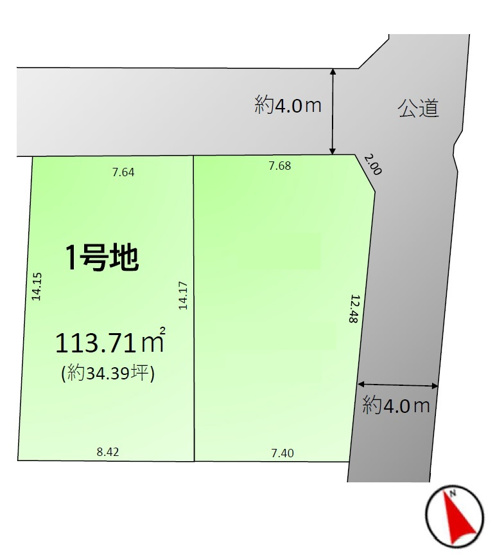 【土地図】 | 我孫子市船戸15期　全2区画
