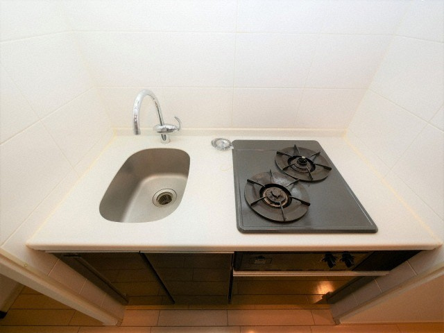 エスティメゾン京橋のキッチン|エスティメゾン京橋　2口ガスシステムキッチン