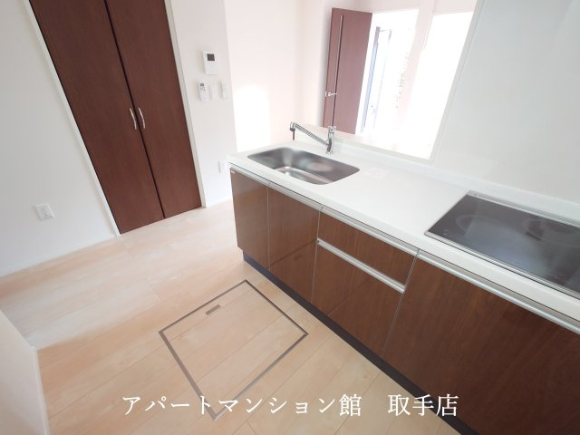 仮）取手市上高井新築アパートのキッチン