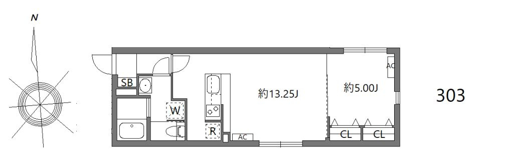 ルオーレ上北沢駅前の間取り