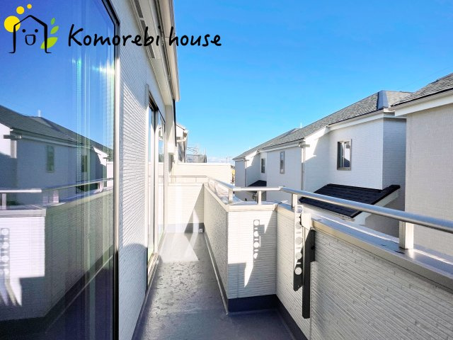 北本市宮内　2期　新築一戸建て　ハートフルタウン　Aのバルコニー|12/15　撮影済み