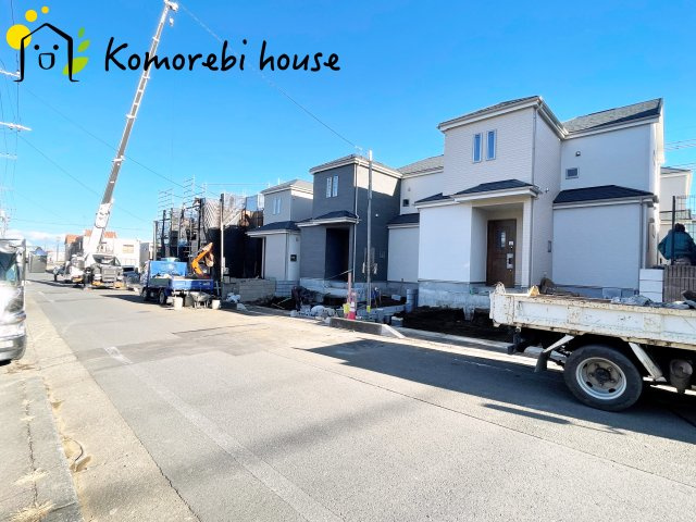 北本市宮内　2期　新築一戸建て　ハートフルタウン　Aの前面道路含む現地写真|12/15　撮影済み