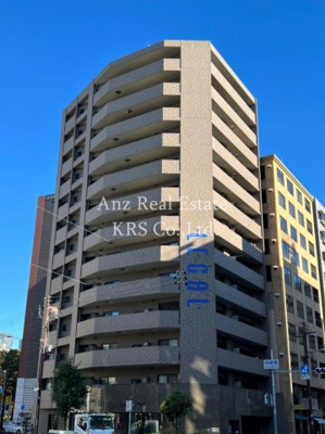 【外観】 | リーガル岡崎橋 | ブラウンのタイルで仕上られた高級感ある外観♪