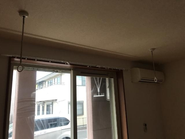 クリエイトⅡの玄関|室内物干