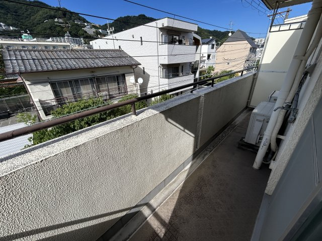 田中マンションのバルコニー