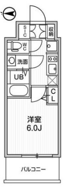 【間取り】 | ｇｍ難波ウエストＤ．C．