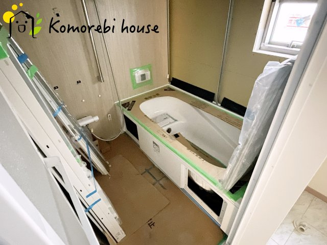 北本市宮内　2期　新築一戸建て　ハートフルタウン　Bの浴室|暖房・乾燥・換気が一体になった多機能浴室で、一年を通して快適に使えるのが魅力。冬は暖房であたたかく、雨の日は乾燥が洗濯物をしっかり乾かしてくれます。