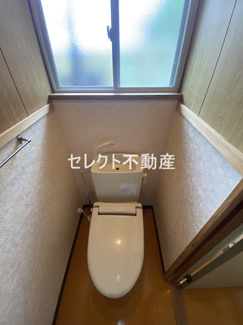 【トイレ】 | 山田貸家(平山新町) | 温水洗浄便座完備です☆