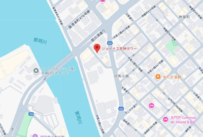 【地図】 | ジョイナス天神タワー