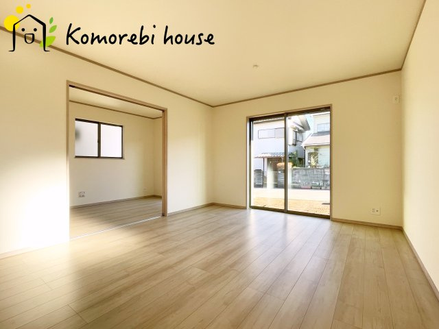 北本市宮内　2期　新築一戸建て　ハートフルタウン　Dの居間・リビング|12/15　撮影済み