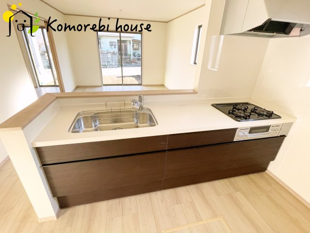 北本市宮内　2期　新築一戸建て　ハートフルタウン　Dのキッチン|12/15　撮影済み