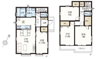 北本市宮内　2期　新築一戸建て　ハートフルタウン　Dの区画図|D号棟