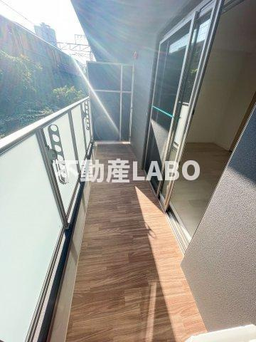 グランエクラドーム前のバルコニー