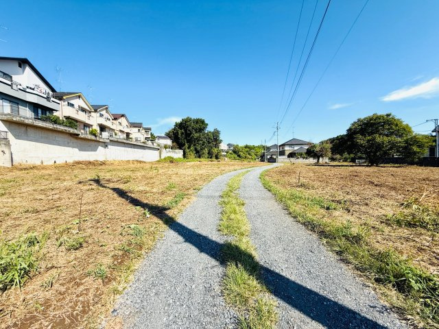 東松山市大字松山　土地282坪の前面道路含む現地写真|北東道路