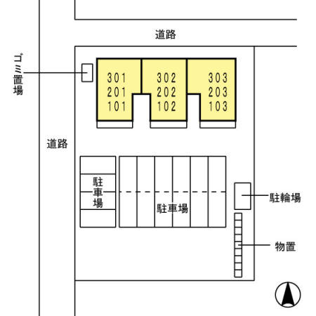 メイユールＭＳ Ⅲの区画図