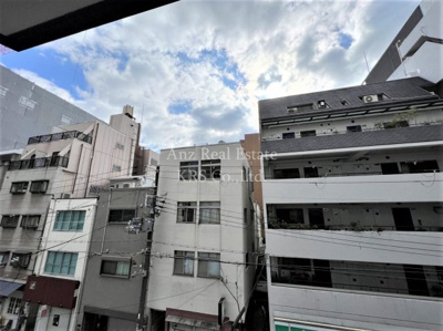 【展望】 | アネールエレ江戸堀 | 3階南西向きバルコニーからの眺望です☆