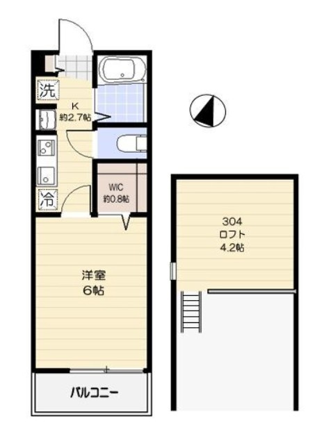 ベラージュの間取り