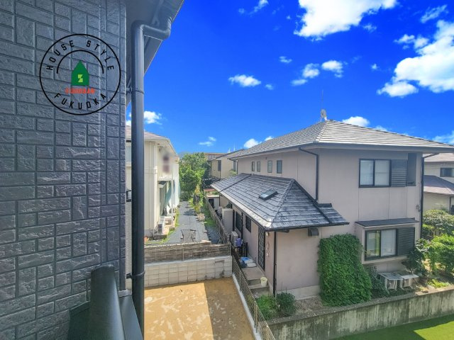 福岡市東区美和台6丁目第1-1棟（1号棟）の展望|窓から緑が見える物件も魅力的です。