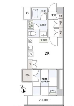 コンフォート文京小石川の間取り
