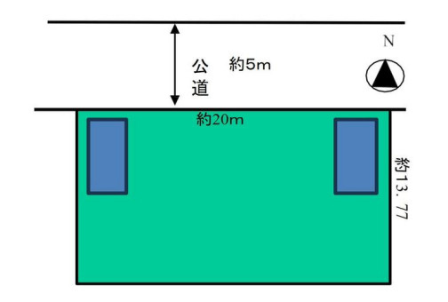 鎌倉市城廻　中古戸建の区画図