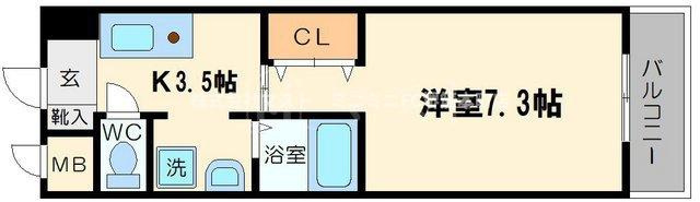 ローズコーポ本町の間取り