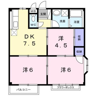 【間取り】 | エルディム小堀Ａ