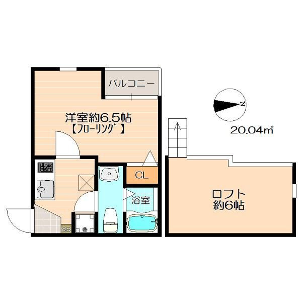 グラート内浜の間取り