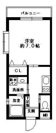 フォレステーション姪浜の間取り