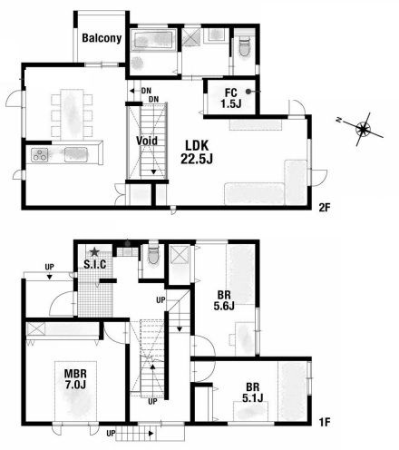 【参考プラン】 | 箕面市桜井３丁目　土地　３号地 | ※建物価格：１，６８０万円（別途費用要）
