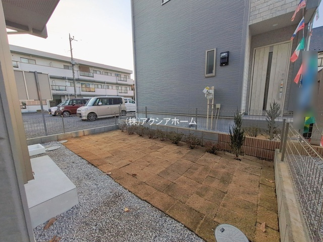 所沢市東狭山ヶ丘1丁目・全5棟　新築一戸建　1号棟の庭|2026年1月15日撮影