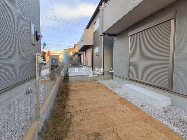 所沢市東狭山ヶ丘1丁目・全5棟　新築一戸建　1号棟の庭|2026年1月15日撮影