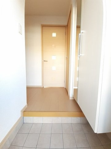 アリーヴィオＢの玄関|玄関です