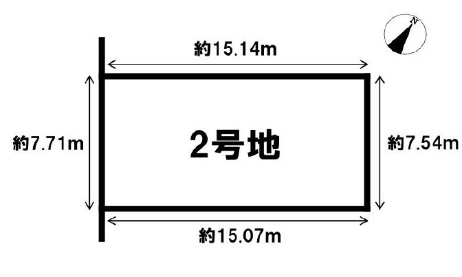 安佐北区落合３丁目の土地図