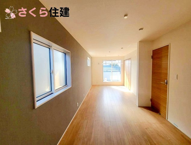 宇都宮市六道町2期　1号棟の洋室|2階の洋室は将来的に2部屋に分けることも可能です。