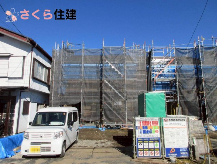 宇都宮市六道町2期　1号棟の外観|西原小学校まで徒歩8分◎パントリーや玄関土間収納、ウォークインクローゼットなど充実な収納設備が揃っています◎