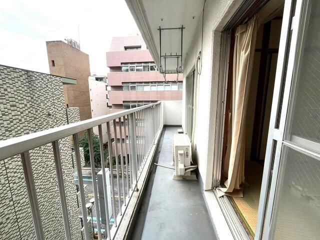 スカイハイツ田野倉のバルコニー