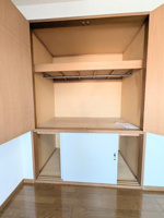 大きな収納　奥行きもタップリ