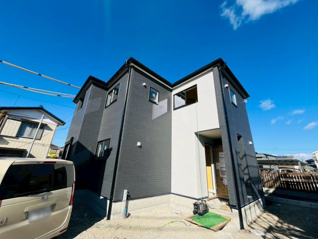 【Livele Garden】　古河市上辺見　第１０　全3邸の外観|〇２号棟〇
全居室南向き！
インテリアの統一感が作りやすい洋室のみの間取りです♪
2025年10月撮影