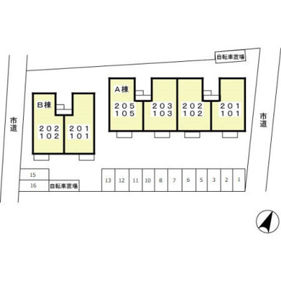 【区画図】 | アクシス Ａ/Ｂ