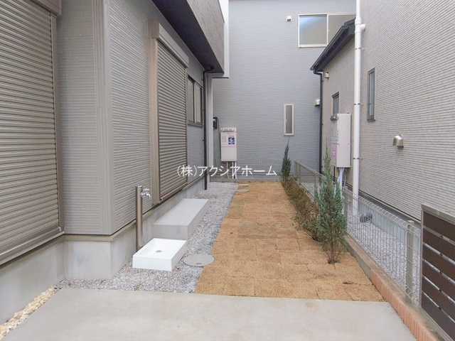 所沢市東狭山ヶ丘1丁目・全5棟　新築一戸建　2号棟の庭|2026年1月15日撮影