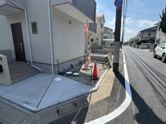 市川市大野町１丁目新築戸建（大野町第２期）の駐車場|1号棟駐車スペース（北側にもう1台分あり）