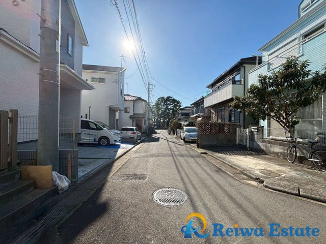 新築戸建　茅ヶ崎市赤羽根の前面道路含む現地写真