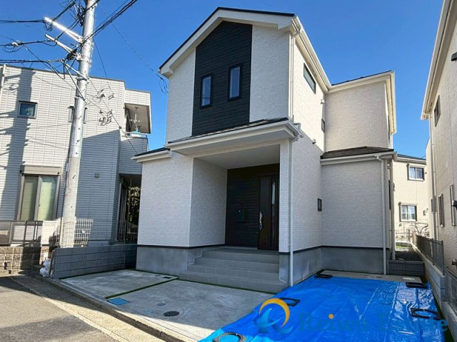 新築戸建　茅ヶ崎市赤羽根の外観|閑静な住宅街に佇む邸宅。落ち着いた雰囲気で子育て世帯にオススメ☆彡