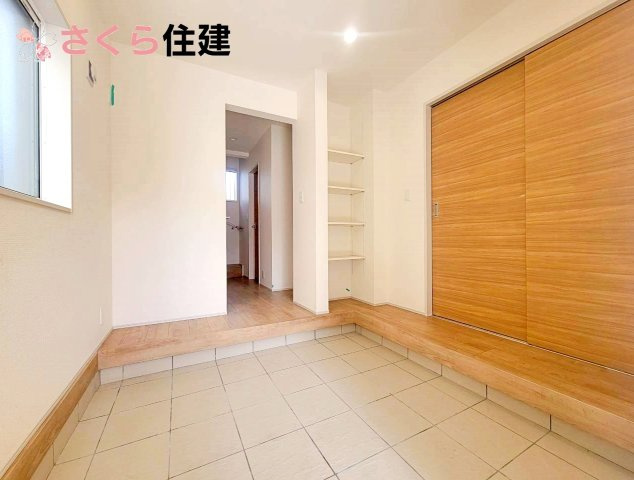 宇都宮市六道町2期　2号棟の内観：施工例|同社施工物件の写真です。省エネ仕様の給湯器です。お風呂のお湯はりもボタン１つで操作が可能です。
