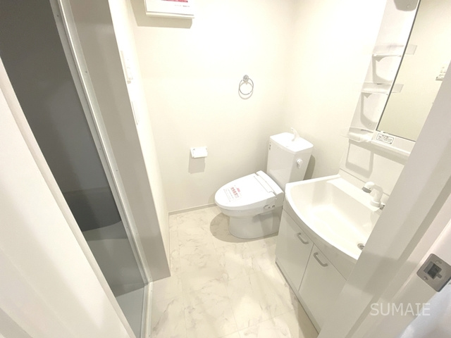 KEIAI RESIDENCE 東大宮の洗面所|2点ユニットパウダールーム