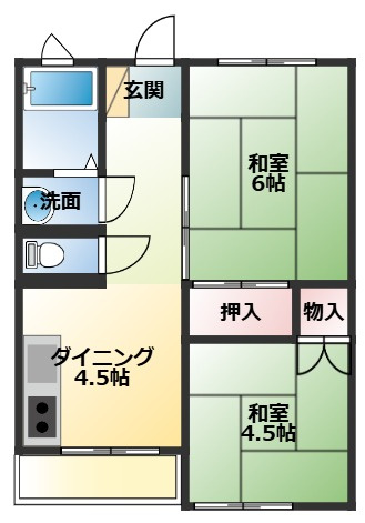 コーポオノの間取り