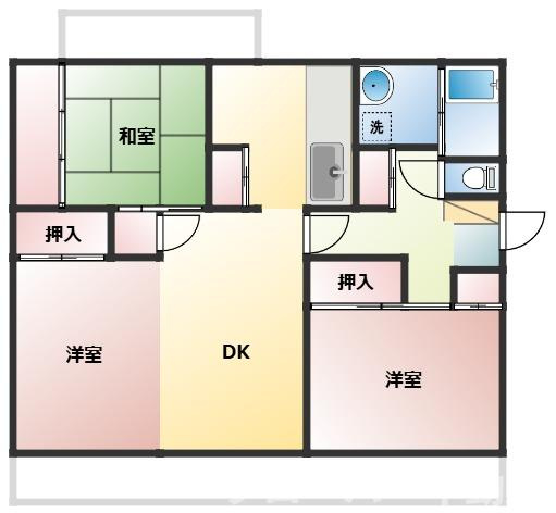 京都東山401棟の間取り