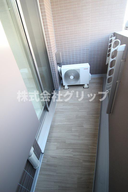 ヨコハマベイダイアモンドストリームのバルコニー