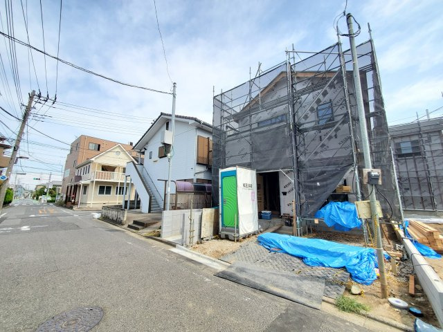 八潮市　八潮7丁目　新築戸建　全8棟の前面道路含む現地写真|前面道路含む現地写真です