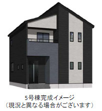 仲介手数料不要　よかタウンBloom　Adoble 北区室園町1期【清水小・竜南中】の外観パース